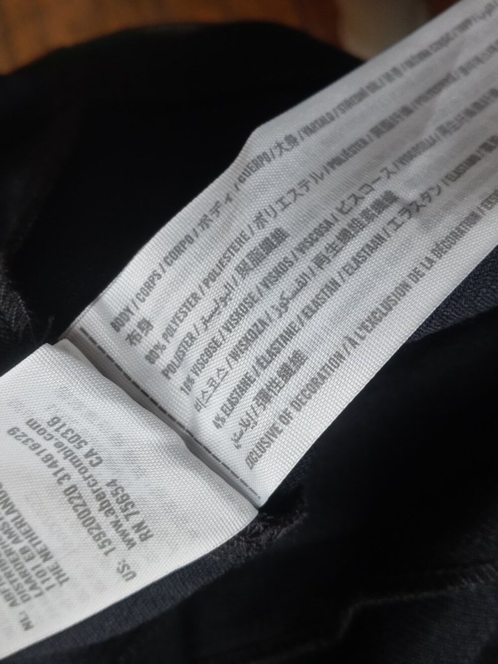 ABERCROMBIE & FITCH sleeveless blazer mini dress in black (M) - Picture 10 of 14